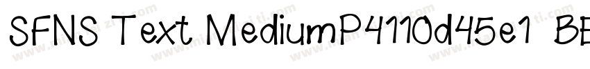 SFNS Text MediumP4110d45e1  BETA字体转换